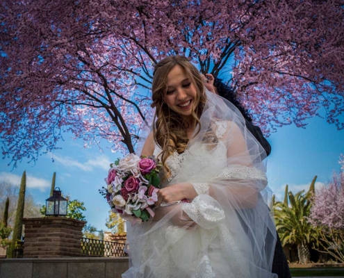 Foto novia Cigarral del Ángel