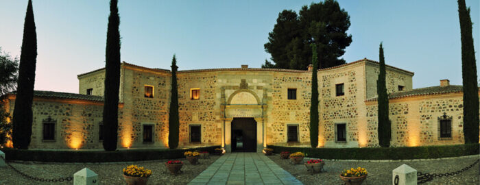 Entrada-Cigarral del Ángel Vista general de la entrada del Cigarral del ángel